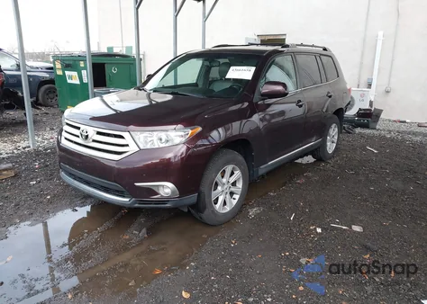 2012 Toyota Highlander Se V6 from USA, damaged, VIN 5TDZK3EH1CS074191